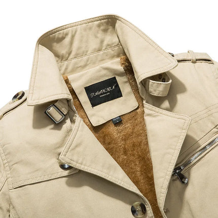 Outerwear Men Casual Fleece Cotton Winter Jacket - Outerwear - Tikalia - Mad Fly Essentials