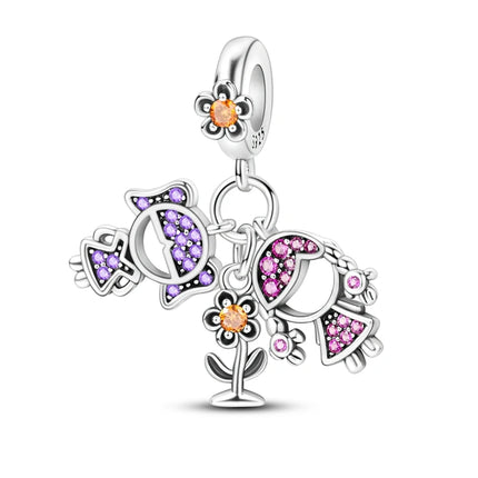 Women Accessories 925 Valentine Love Family DIY Jewelry Charm - Women Accessories - Valentines Day Specials - Mad Fly Essentials