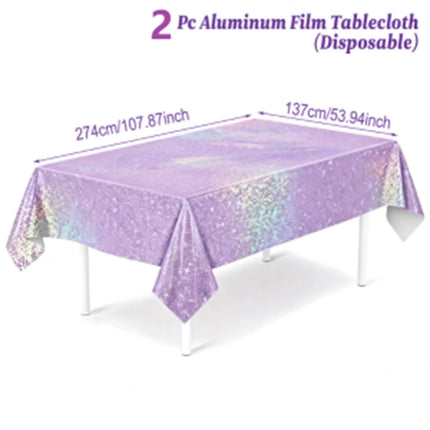 Wedding Decor NewImage Purple Tablecloth Birthday Party Supplies - Wedding Decor - Newimage - Mad Fly Essentials