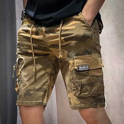 Men Summer Bermuda Camouflage Cargo Shorts