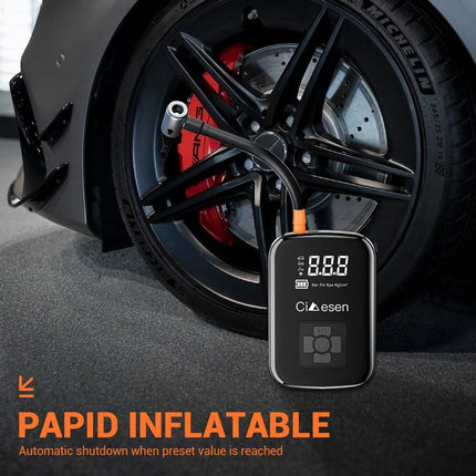 Auto Essentials Wireless Tire Inflator Air Compressor - Auto Essentials - Baseus - Mad Fly Essentials