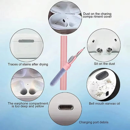 Cleaning Hacks Pro Bluetooth Earphone Cleaning Kits - Cleaning Hacks - Hagibis - Mad Fly Essentials