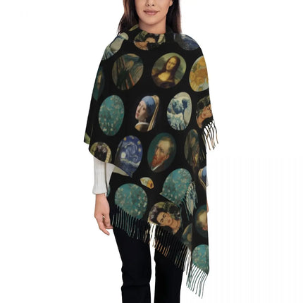 Scarf Women Girl With a Pearl Earring Women Accessories - Scarf - PMRUN - Mad Fly Essentials
