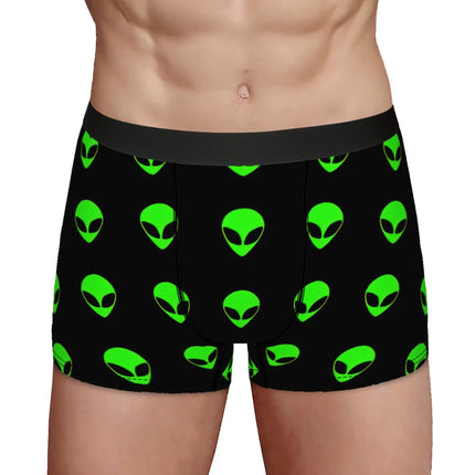 Shorts Alien Head Pattern UFO Homewear Boxers - Shorts - Ladiguard - Mad Fly Essentials