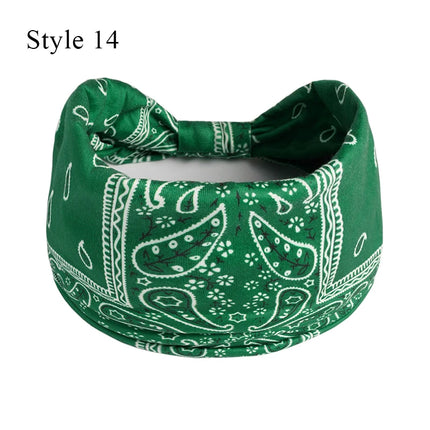 Hair Accessories Women Boho Turban Yoga Elastic Head Wrap Hairbands - Hair Accessories - Werueruyu - Mad Fly Essentials 