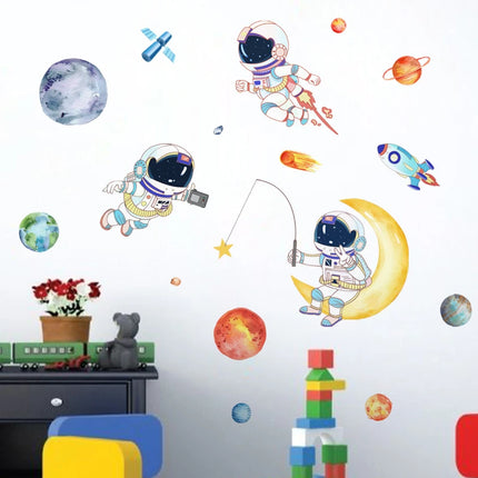 Nursery Decor Cartoon Planet 3D Wall Stickers - Nursery Decor - Sproutfox - Mad Fly Essentials