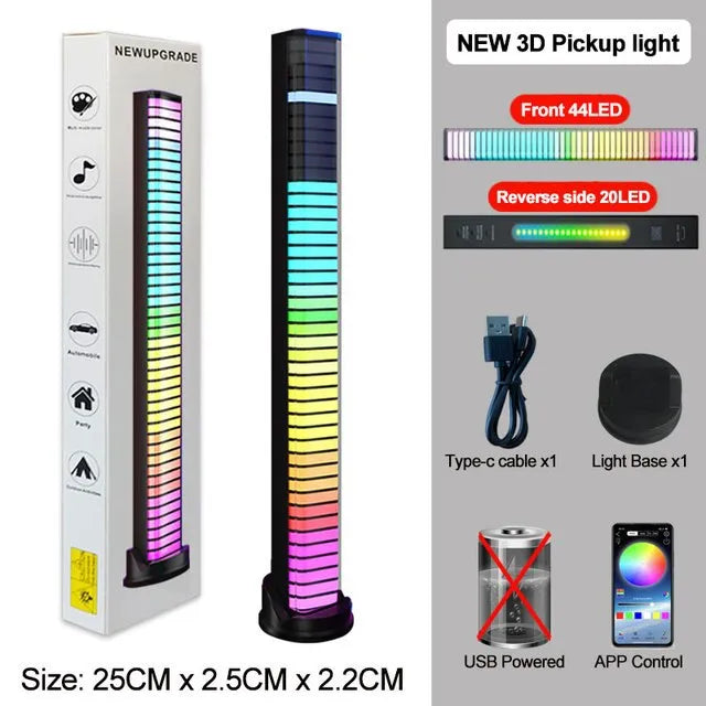 Smart RGB Ambient LED 3D Pickup Gaming Lights
