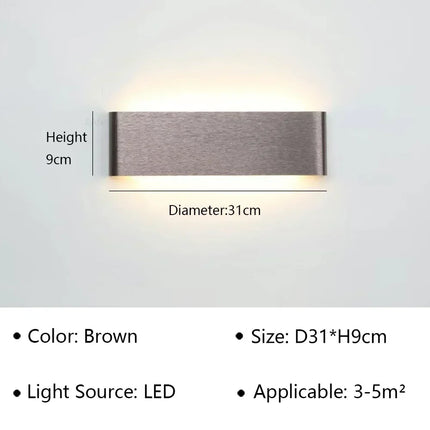 LED Wall Sconce Minimalist Bedside Indoor Light - LED Wall Sconce - JGT - Mad Fly Essentials