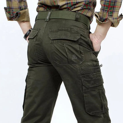 Cargo Pants Men Straight Leg Casual Khaki Pants - Cargo Pants - ICPANS - Mad Fly Essentials