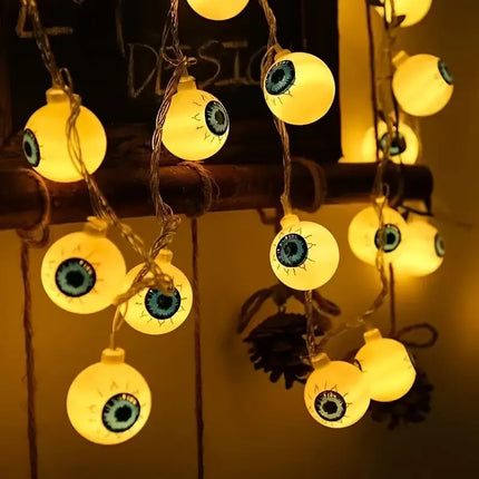 LED Fairy Light Spooky 20LED Eyeball String Lights - LED Fairy Light - TItanfire - Mad Fly Essentials