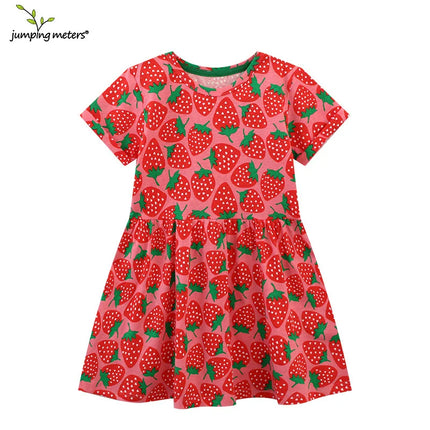 Baby Girls Strawberry Summer Casual Dress