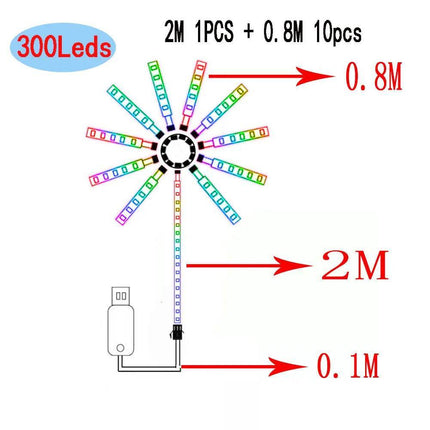 Fireworks LED RGB Dream Meteor Lamp - Mad Fly Essentials