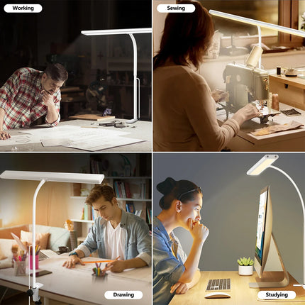 Desk Lamp LED Office Home Gooseneck Adjustable Light - Desk Lamp - Kakaxi - Mad Fly Essentials