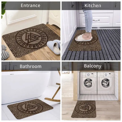 Doormat Home Norse Mythology Viking Bathroom Floor Mat - Doormat - Metal-Age - Mad Fly Essentials