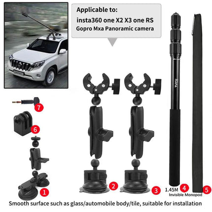 Lightweight Auto Invisible Selfie Stick Set - Mad Fly Essentials