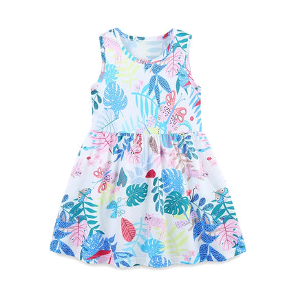 Girl Seasonal Wear 3-8T Summer Princess Birthday Heart Dresses - Girl Seasonal Wear - Jumping Meters - Mad Fly Essentials