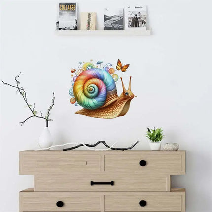 Kids Girls Room Snail Animal 3D Wall Sticker