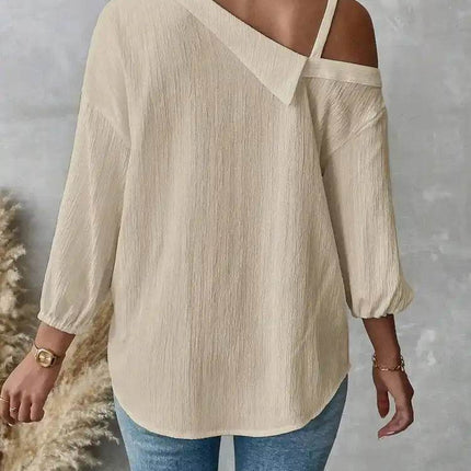 Women Summer Asymmetrical Long Solid Sweater - Mad Fly Essentials