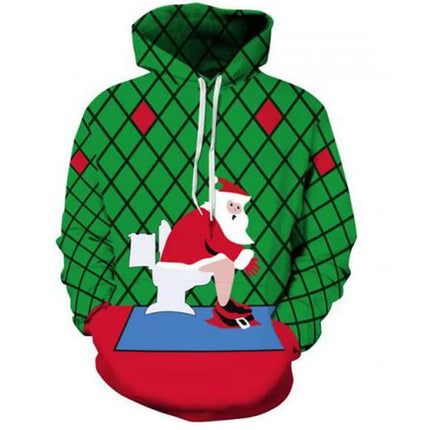 3D Hoodies Funny Santa Claus Streetwear Pullovers xs-6XL - 3D Hoodies - Vipol - Mad Fly Essentials