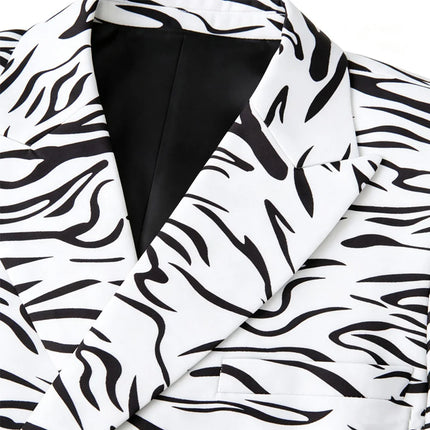 Blazer Men Leopard Striped Fashion Jacket - Blazer - Popsuit - Mad Fly Essentials
