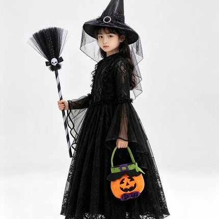 Costume Dress Girl Gothic Witch Halloween Costume - Costume Dress - 27kids - Mad Fly Essentials