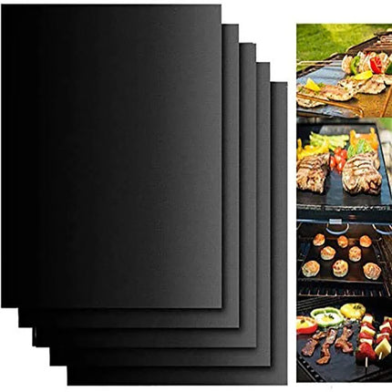 Kitchen Essentials 1-5pc Heat Resistant BBQ Grill Mats - Kitchen Essentials - Balmydays - Mad Fly Essentials