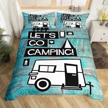 Duvet Set Home Camper 3D Comforter Bedding Set - Duvet Set - Lousidream - Mad Fly Essentials