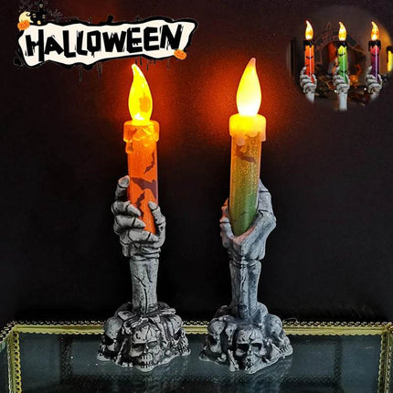 Skeleton LED Candle Halloween Decor - Mad Fly Essentials