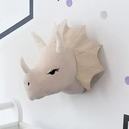 Kids Room Decor Plush Animal Wall Dinosaur - Kids Room Decor - Nordic Creations - Mad Fly Essentials