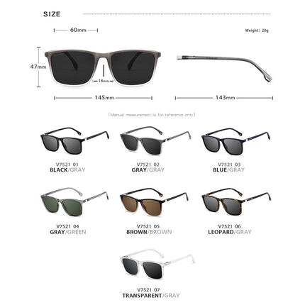 Men Sunglasses Vintage Retro Polarized Pilot Eyewear - Men Sunglasses - Veithdia - Mad Fly Essentials