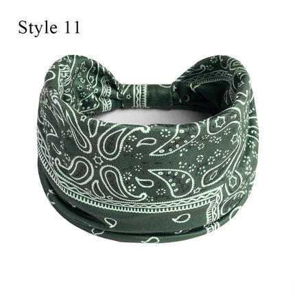 Hair Accessories Women Boho Turban Yoga Elastic Head Wrap Hairbands - Hair Accessories - Werueruyu - Mad Fly Essentials 