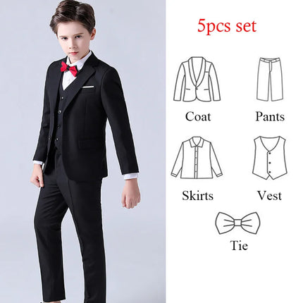 Gentleman Outfit 1-14y Boy Black Wedding Suit - Gentleman Outfit - Nimble - Mad Fly Essentials