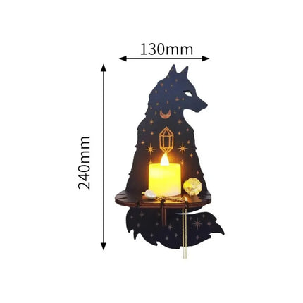 Home Essentials Crystal OWL Animal Wooden Shelf Decor - Home Essentials - Nordic Creations - Mad Fly Essentials