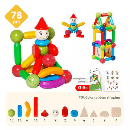 Kids Fun Magnetic Building Blocks Toys - Kids Shop Mad Fly Essentials