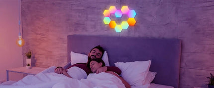 RGB Smart Hexagonal Color changing Wall Night Light