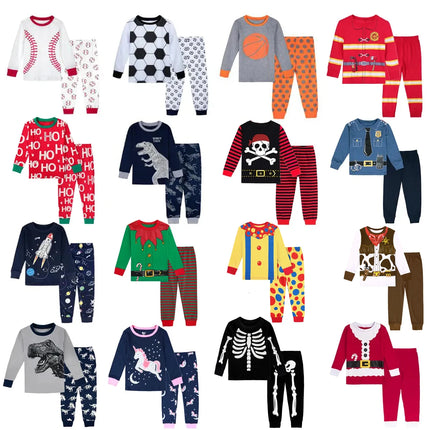 Baby Boys Pirate Costume Cartoon Pajama Sets