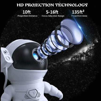 Rocket Astronaut LED Galaxy Projector Night Light - Mad Fly Essentials