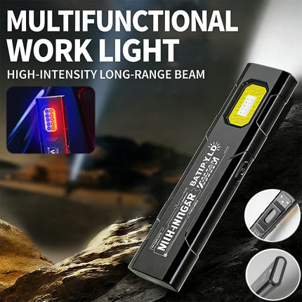 Keychain LED USB Rechargeable Mini Flashlight with magnet - Keychain - Peiqi - Mad Fly Essentials