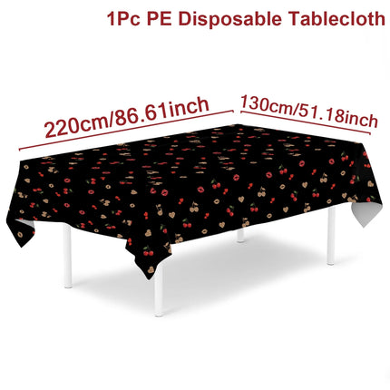 Wedding Decor NewImage Purple Tablecloth Birthday Party Supplies - Wedding Decor - Newimage - Mad Fly Essentials