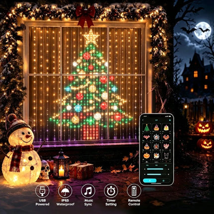 LED Fairy Light Icicle Seasonal Curtain Lights - LED Fairy Light - Arteco - Mad Fly Essentials