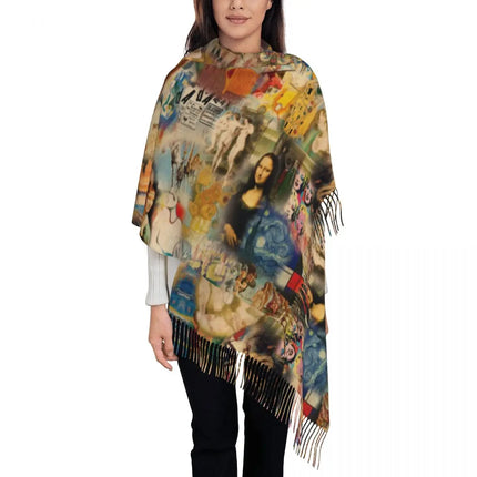 Scarf Women Girl With a Pearl Earring Women Accessories - Scarf - PMRUN - Mad Fly Essentials