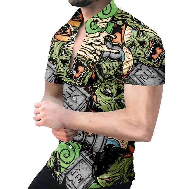 Men's 3D Hawaiian Style Animal Party Shirts
