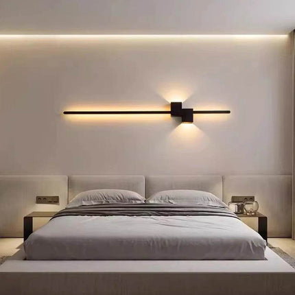 Modern Minimalist Long Bedroom LED Wall Sconce - Mad Fly Essentials