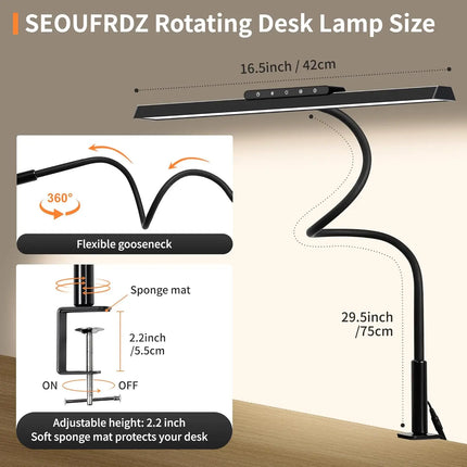 Desk Lamp 3 Color Stepless Dimming LED Desk Lamp - Desk Lamp - Jtoeb - Mad Fly Essentials