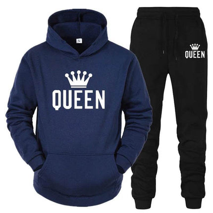 Men Women White Black King Queen Tracksuits - Mad Fly Essentials
