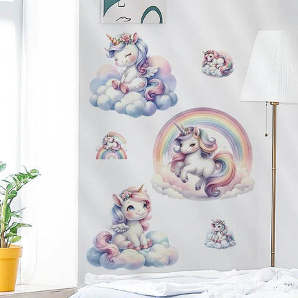 Girls Room 3D Unicorn Wall Stickers - Mad Fly Essentials
