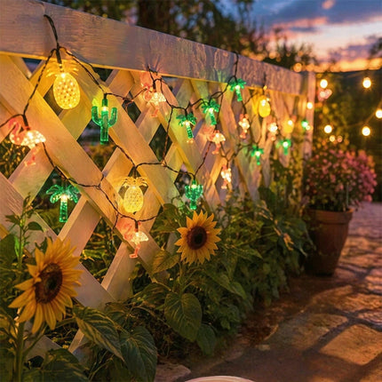 LED Fairy Light Solar Flamingo Pineapple Palm Tree String Lights - LED Fairy Light - Mavesan - Mad Fly Essentials