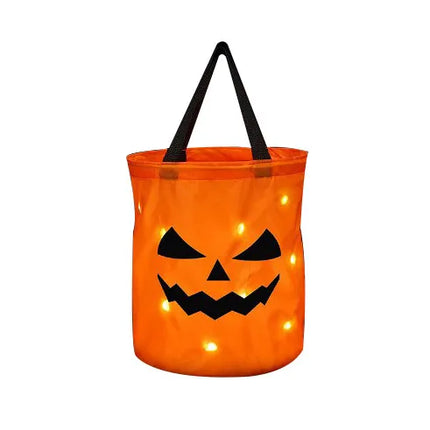 Collapsible Halloween Basket LED Treat Bucket - Lighting & Bulbs Mad Fly Essentials