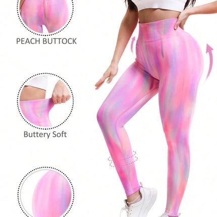 Fitness Leggings Women Tie-Dye Yoga Pants - Fitness Leggings - Meheol - Mad Fly Essentials