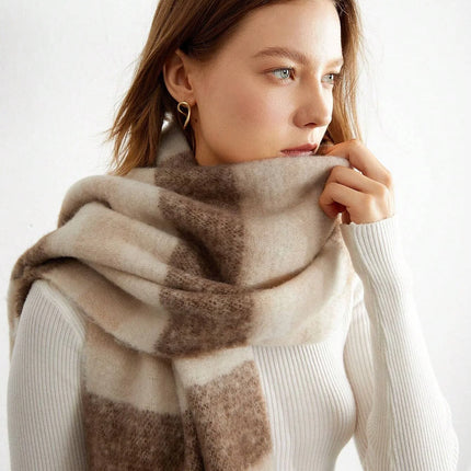 Scarf Women Thick Cashmere Rainbow Shawl - Scarf - Scarf - Pixiekiki - Mad Fly Essentials
